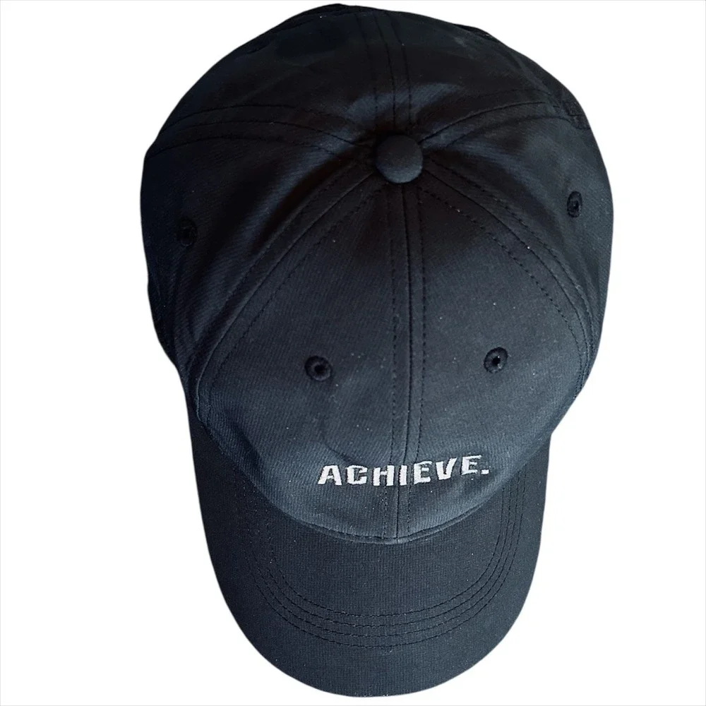 Nike Legacy91 Golf‎ Cap ACHIEVE Black Dri-Fit Tech SV3 Adjustable Dad Hat Unisex